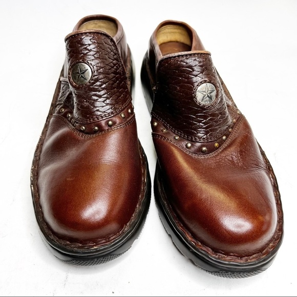 Double H | Slip On Western Mules - Picture 1 of 5